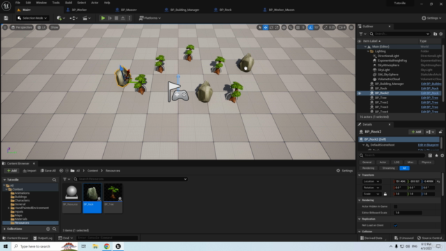 Unreal Engine 5 for Beginners: Building a tiny Resource Game – Screenshot 3