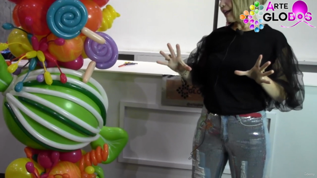 Columnas Artísticas en Globos. Balloons Decor – Screenshot 3