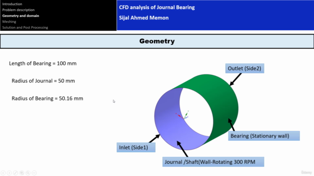 Journal Bearing CFD analysis and validation – Screenshot 3
