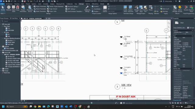 3D Model and Analysis of a Crawl Beam Structure – Screenshot 4