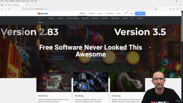 Blender 3.5 - Les bases – Screenshot 1