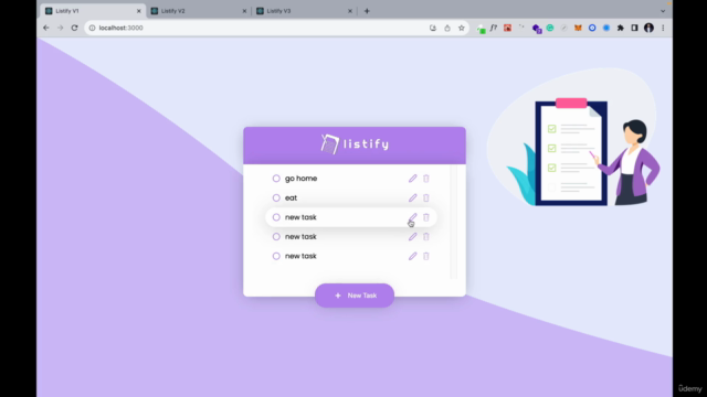 Become a React JS and State Management Superhero + Projects – Screenshot 1