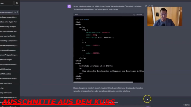 KI Trading: Bitcoin, Aktien & Investieren mit ChatGPT & AI – Screenshot 2