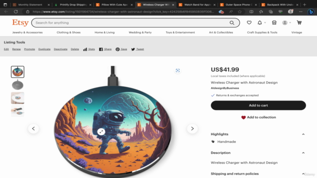 Print on Demand with Etsy & Printify: Selling Custom Product – Screenshot 1