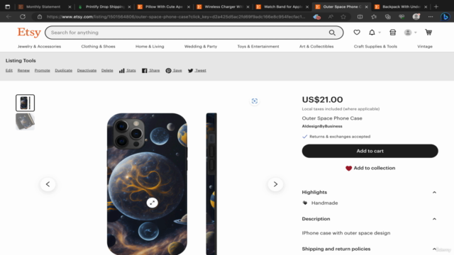 Print on Demand with Etsy & Printify: Selling Custom Product – Screenshot 2