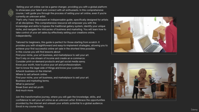 How to Sell Your Art On Line Being An Unknown Artist – Screenshot 1
