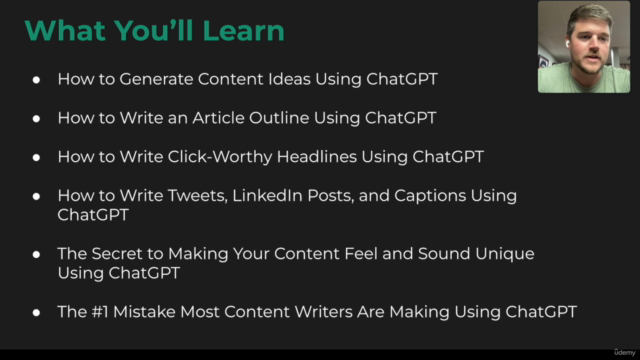 ChatGPT Content Writing Masterclass | Prompt Engineering – Screenshot 4