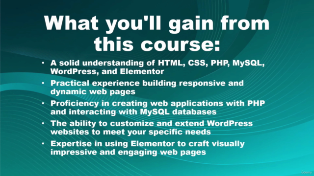 Web Development Bootcamp with HTML CSS PHP MySQL Wordpress - Screenshot_03