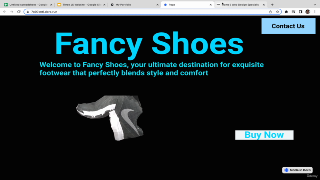 Building & Designing Stunning 3D Websites with No Code – Screenshot 1