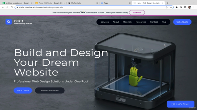 Building & Designing Stunning 3D Websites with No Code – Screenshot 2