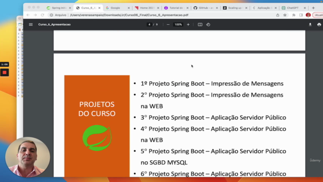 Aplicações JAVA com SPRING BOOT – Screenshot 2