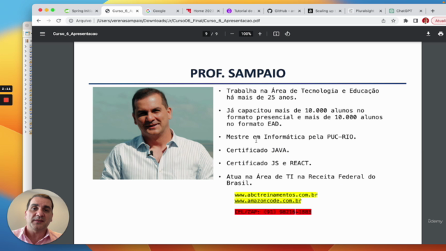 Aplicações JAVA com SPRING BOOT – Screenshot 4