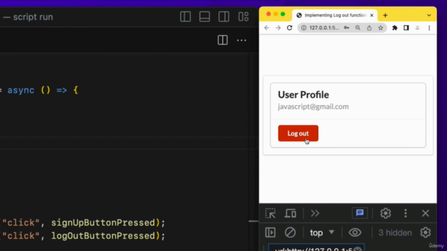 Build A Complete Authentication Authorization Web App [2025] – Screenshot 3
