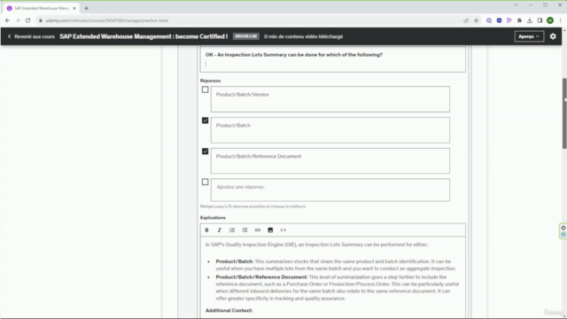SAP Extended Warehouse Management (EWM) : become Certified ! – Screenshot 3