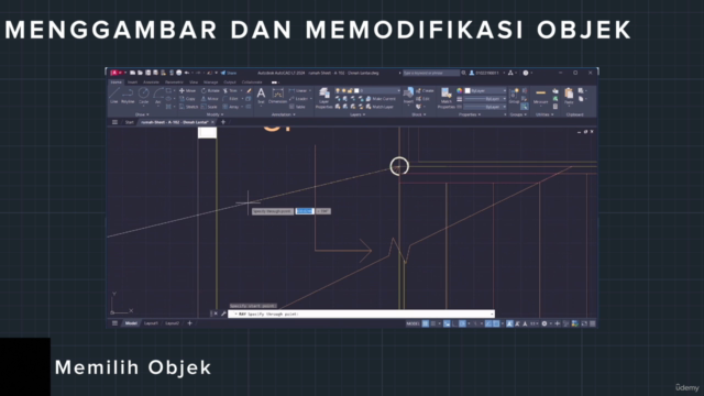 Kursus Lengkap Drafting dengan AutoCAD LT – Screenshot 1