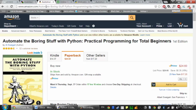 Automate the Boring Stuff with Python Programming – Screenshot 1