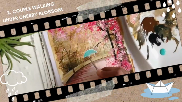 Master the Art of Rainy Landscapes - 6 Acrylic Paintings – Screenshot 2