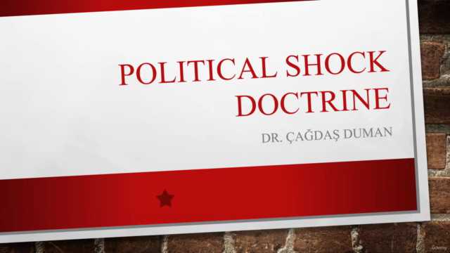 Political Shock Doctrine Course – Screenshot 1