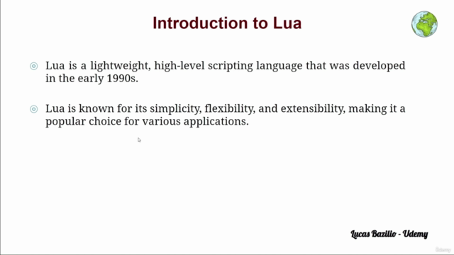 The Complete Lua Programming Course: From Zero to Expert! – Screenshot 1