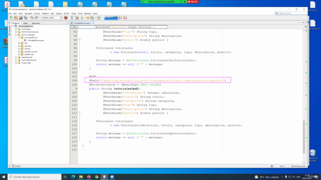 Crea Web Services RESTful con Java - Proyecto Completo – Screenshot 3