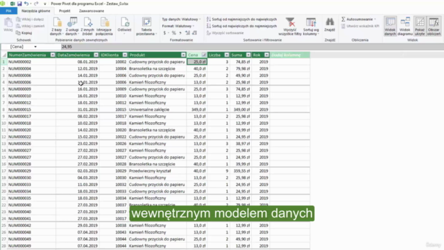 Analiza i wizualizacja danych w Power Pivot i DAX – Screenshot 2
