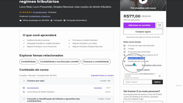 Contabilidade tributária + Direito Tributário + PIS e COFINS – Screenshot 3