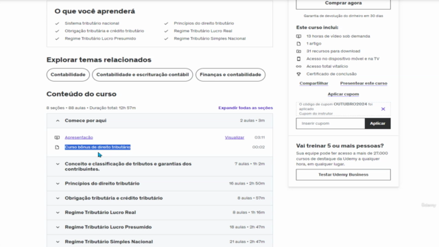 Contabilidade tributária + Direito Tributário + PIS e COFINS – Screenshot 4