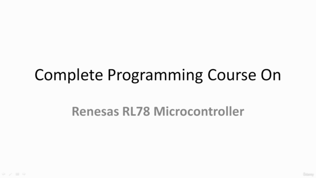 Complete Programming in Renesas RL78 Series Microcontroller - Screenshot_01