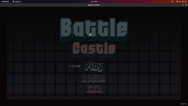 Pygame: Criando um Menu Interativo e Responsivo para Jogos – Screenshot 2