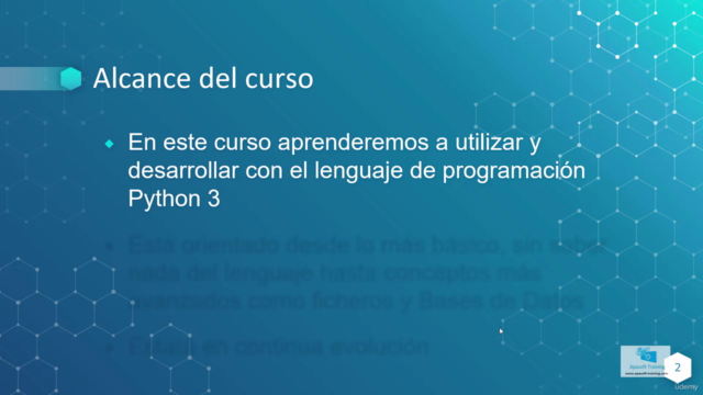 Aprende a desarrollar con Python desde CERO – Screenshot 1