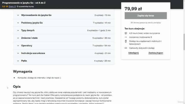 Programowanie w języku Go - od A do Z – Screenshot 1