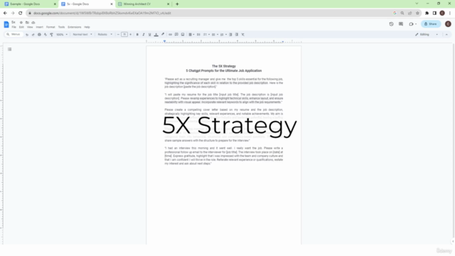 CV, Cover letter and Portfolio Mastery with ChatGPT – Screenshot 1