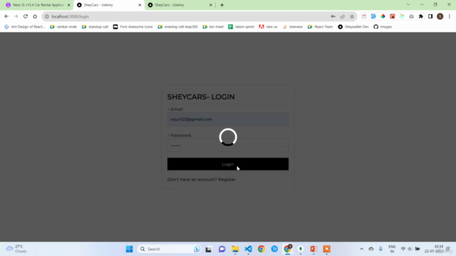 Next.js v13.4 Car Rental Application – Screenshot 2