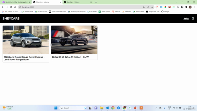 Next.js v13.4 Car Rental Application – Screenshot 3