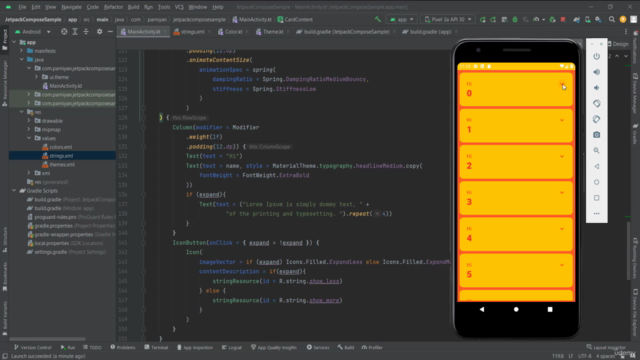 Jetpack Compose Simple List Application – Screenshot 4