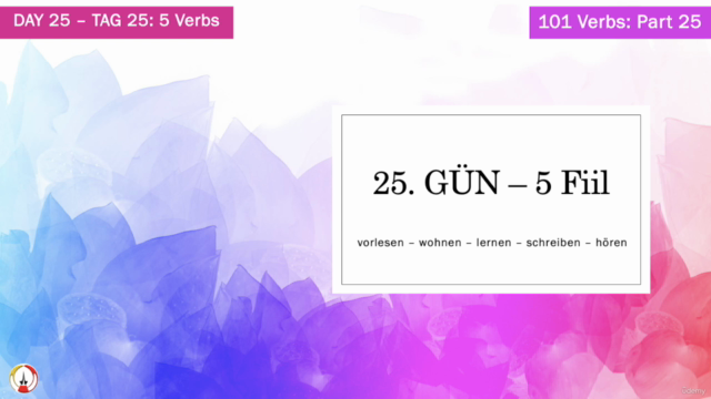 Temelden Almanca Öğren: Alman Dilinin En Önemli 101 Fiil – Screenshot 3