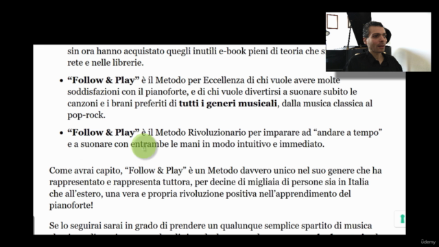 Corso di Pianoforte Online "Follow & Play" – Screenshot 2
