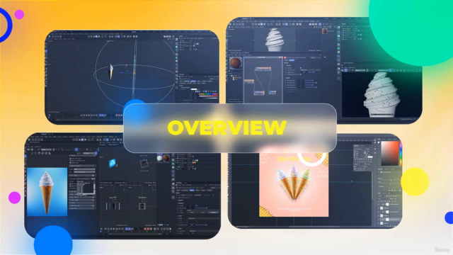 Cinema 4D Masterclass Creating Ice Cream Product – Screenshot 3