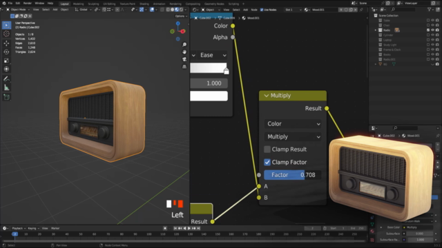 Blender practice by creating a stylized Radio – Screenshot 4