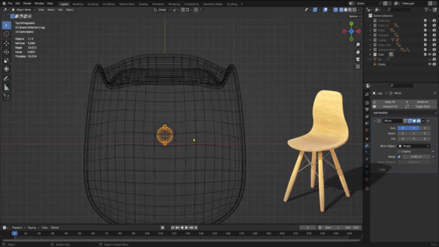 Best Blender beginners tutorial with creating stylized Chair – Screenshot 2
