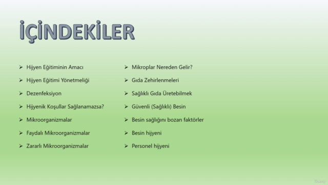Hijyen Eğitimi Sertifikası - Hijyen Belgesi 8 Saat+ – Screenshot 3