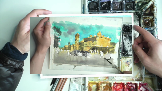 Watercolor Urban Landscape Essentials: Brunswick, Melbourne – Screenshot 3