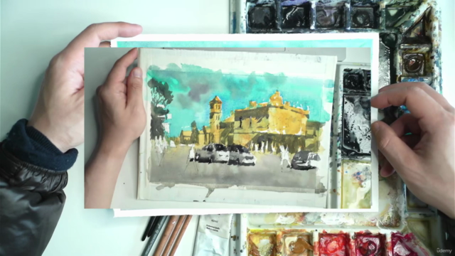 Watercolor Urban Landscape Essentials: Brunswick, Melbourne – Screenshot 4