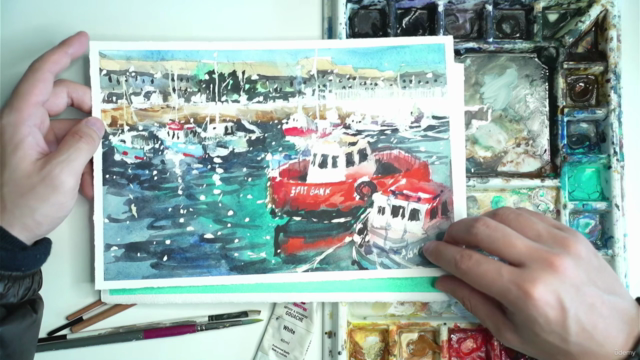 Loose Watercolor Essentials: Painting Boats and Water – Screenshot 2