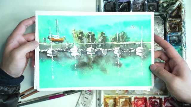 Loose Watercolor Essentials: Painting Boats and Water – Screenshot 3