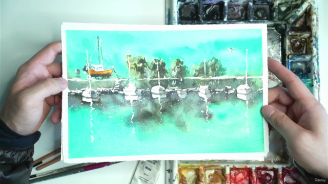 Loose Watercolor Essentials: Painting Boats and Water – Screenshot 4