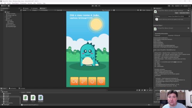 Crie Artes, Animações e Programe Jogos com Unity – Screenshot 2