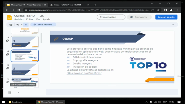 OWASP top 10 2021 Introducción – Screenshot 3