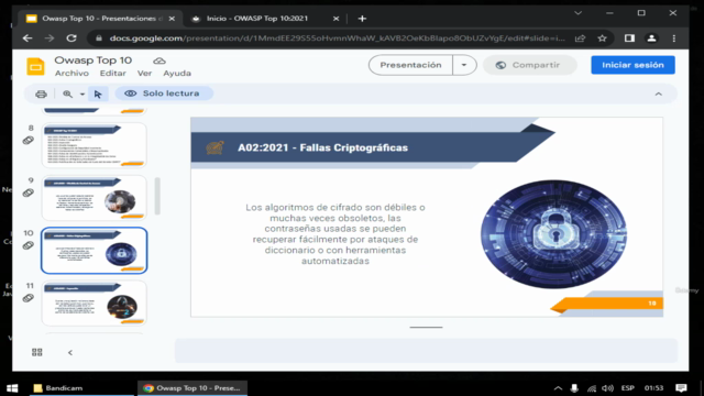 OWASP top 10 2021 Introducción – Screenshot 4