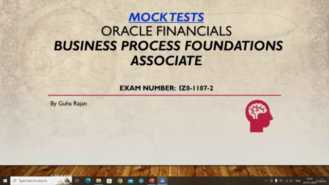 MockExams:Oracle Cloud Financials Business Process Associate - Screenshot_01